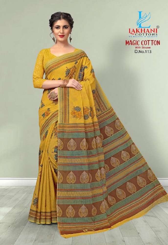 Lakhani Magic -Cotton Saree -Wholesale Catalog