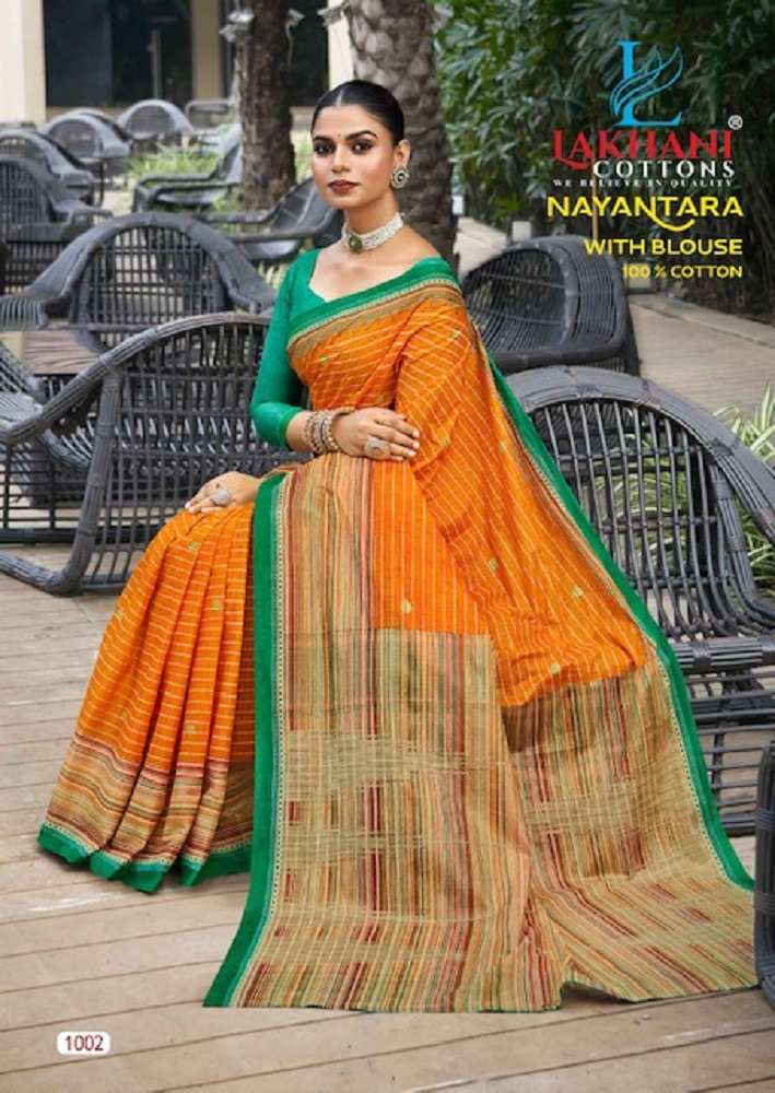 Lakhani Nayantara -Cotton Saree -Wholesale Catalog