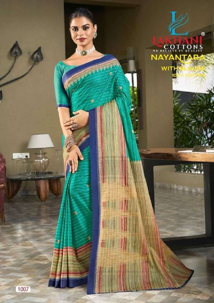 Lakhani Nayantara -Cotton Saree -Wholesale Catalog