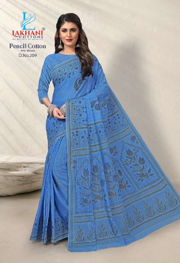 Lakhani Pencil Cotton Vol-2 -Saree -Wholesale Catalog
