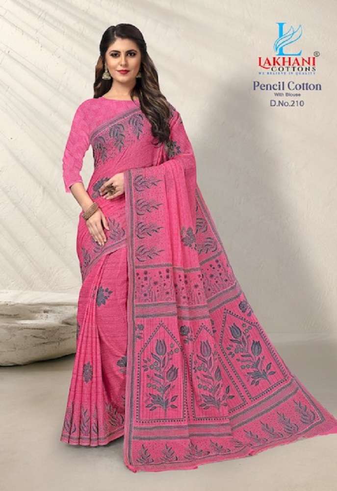 Lakhani Pencil Cotton Vol-2 -Saree -Wholesale Catalog