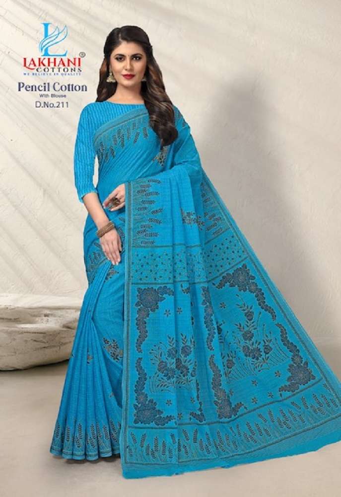Lakhani Pencil Cotton Vol-2 -Saree -Wholesale Catalog