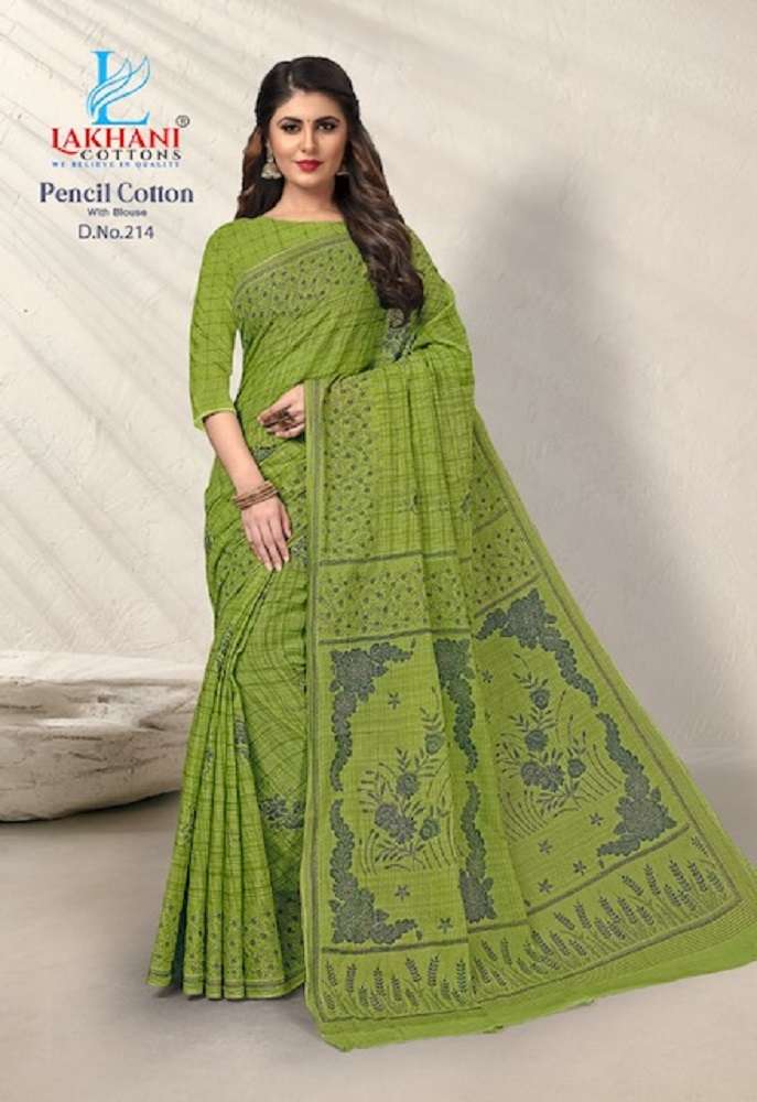 Lakhani Pencil Cotton Vol-2 -Saree -Wholesale Catalog