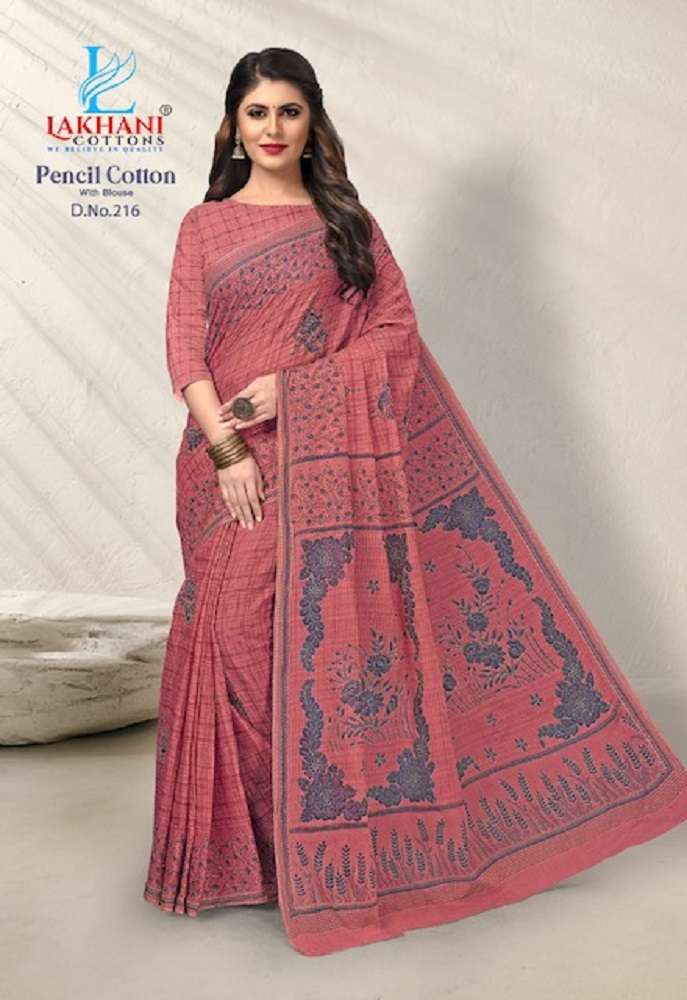 Lakhani Pencil Cotton Vol-2 -Saree -Wholesale Catalog