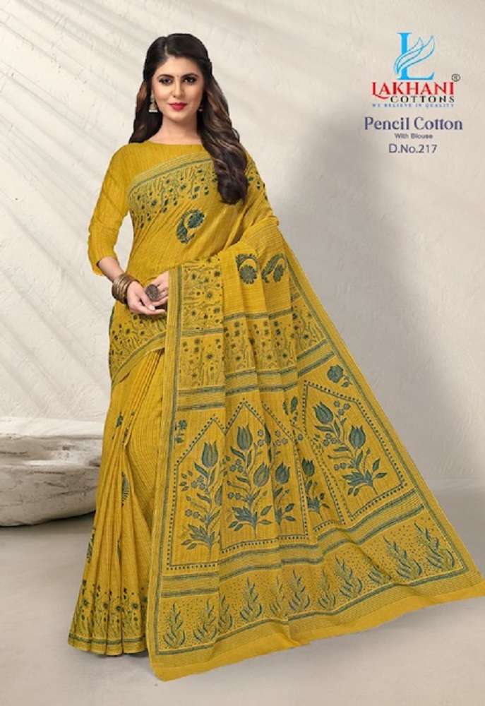 Lakhani Pencil Cotton Vol-2 -Saree -Wholesale Catalog