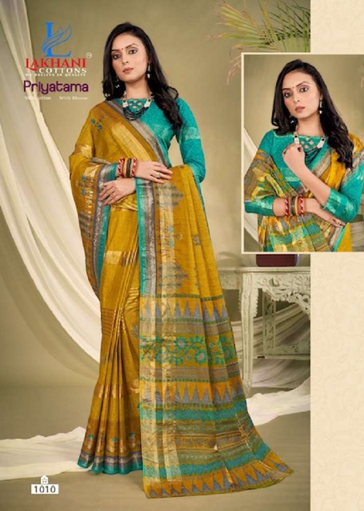 Lakhani Priyatama -Cotton Saree -Wholesale Catalog