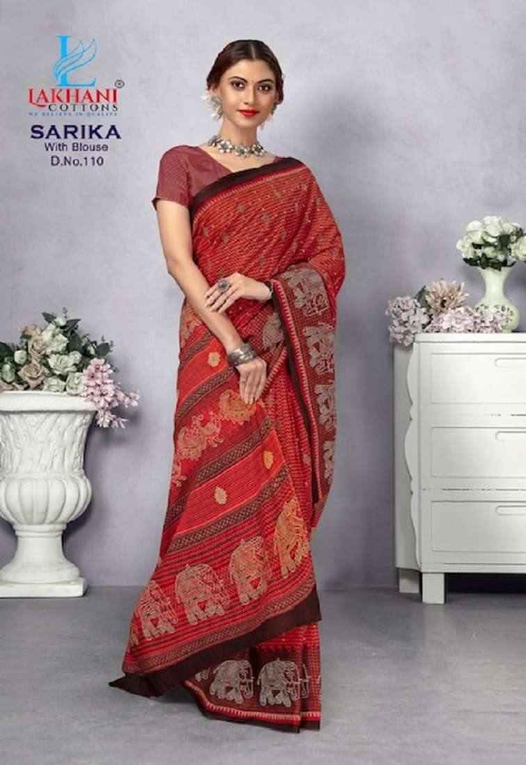 Lakhani Sarika -Cotton Saree -Wholesale Catalog