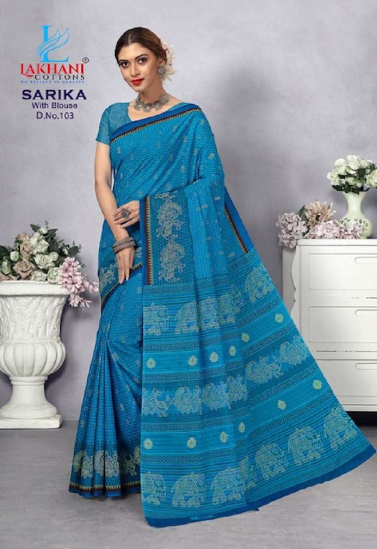 Lakhani Sarika -Cotton Saree -Wholesale Catalog