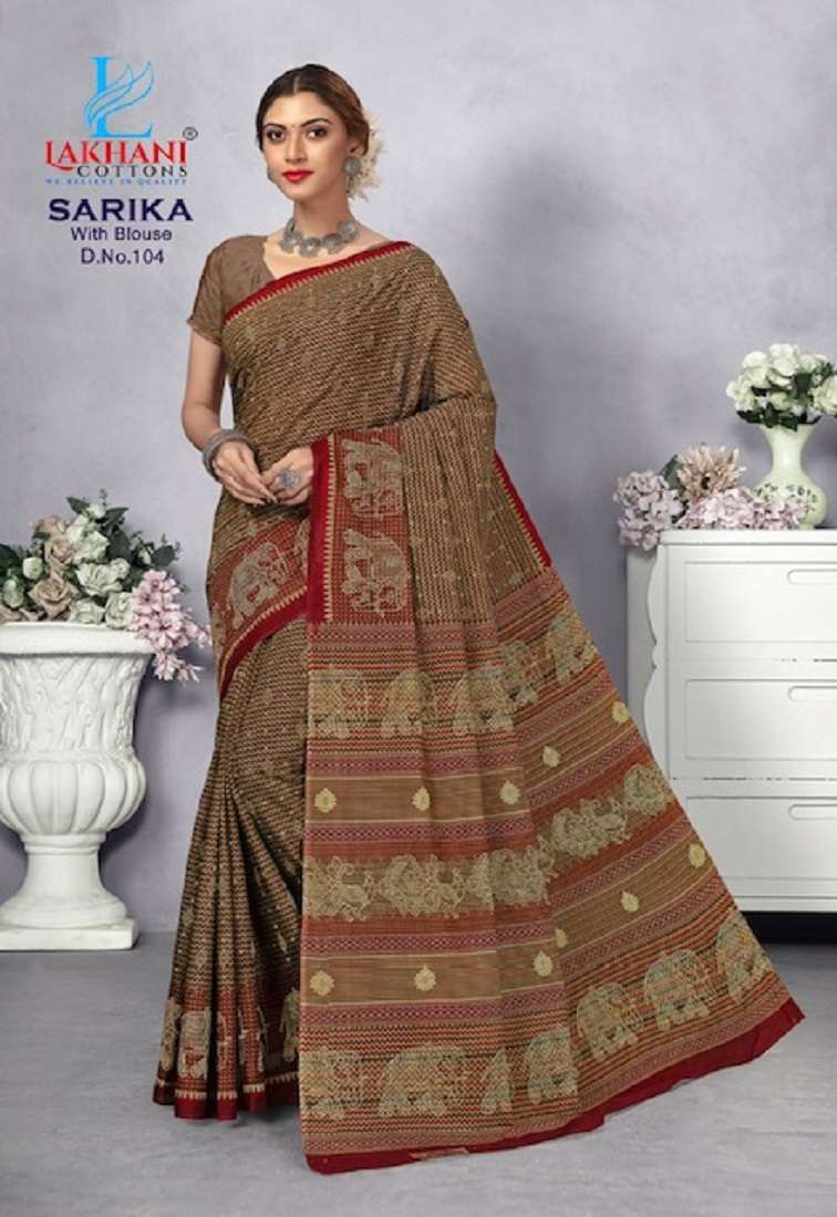 Lakhani Sarika -Cotton Saree -Wholesale Catalog