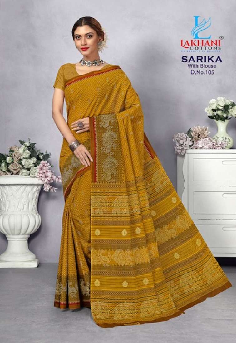 Lakhani Sarika -Cotton Saree -Wholesale Catalog