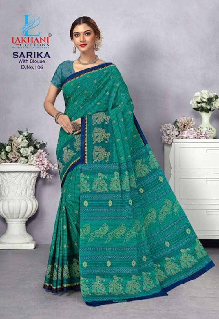 Lakhani Sarika -Cotton Saree -Wholesale Catalog