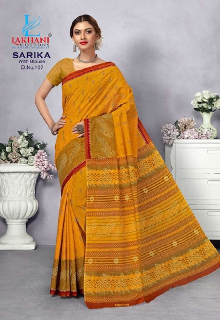 Lakhani Sarika -Cotton Saree -Wholesale Catalog