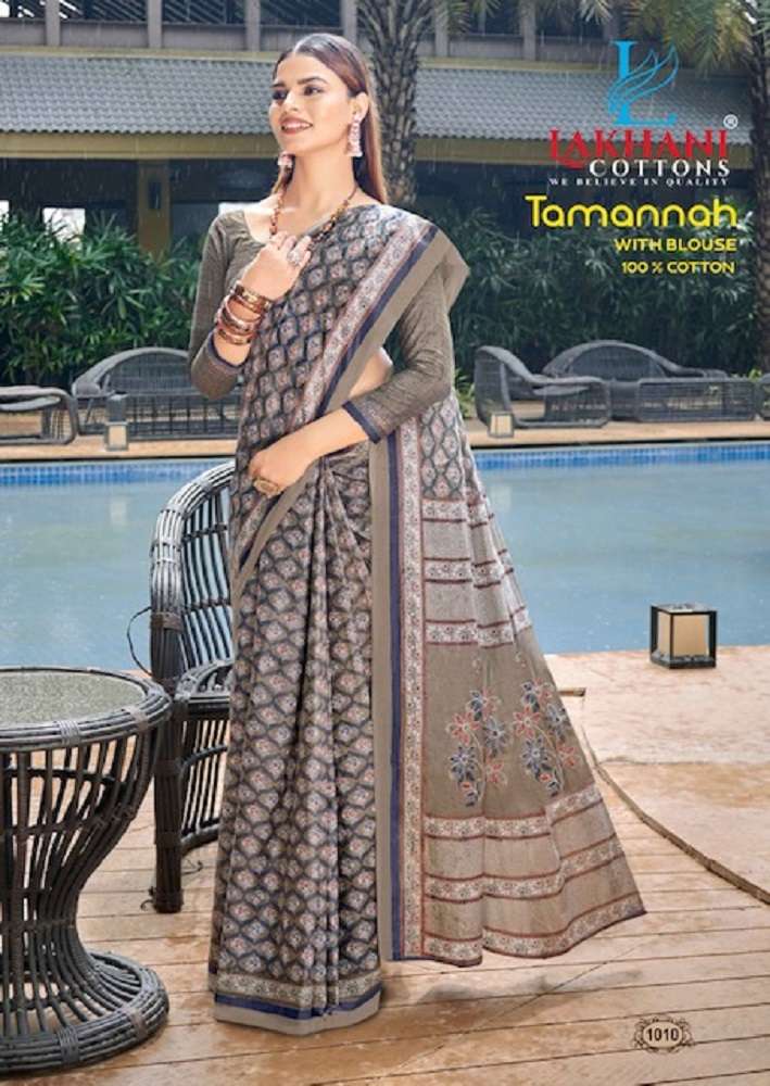 Lakhani Tamannah Cotton Saree -Wholesale Catalog