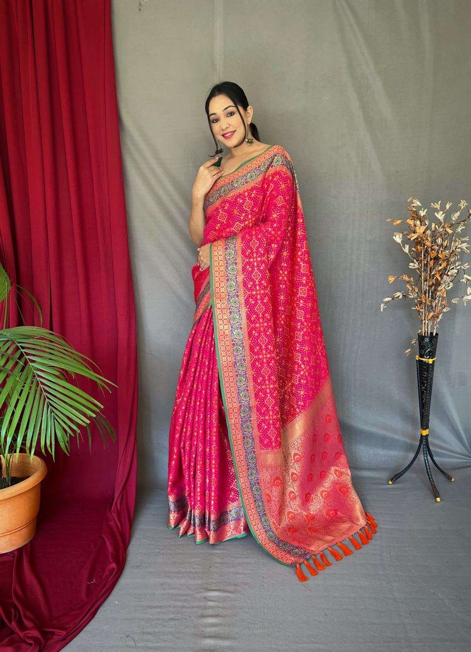 Maahi 126 Party Wear Designer Patola Silk Saree  Wholesale catalog