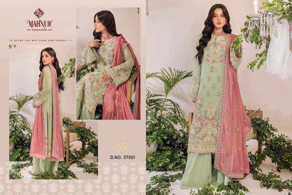 Mahnur Vol 37 Heavy Georgette Pakistani Salwar Kameez Wholesale catalog