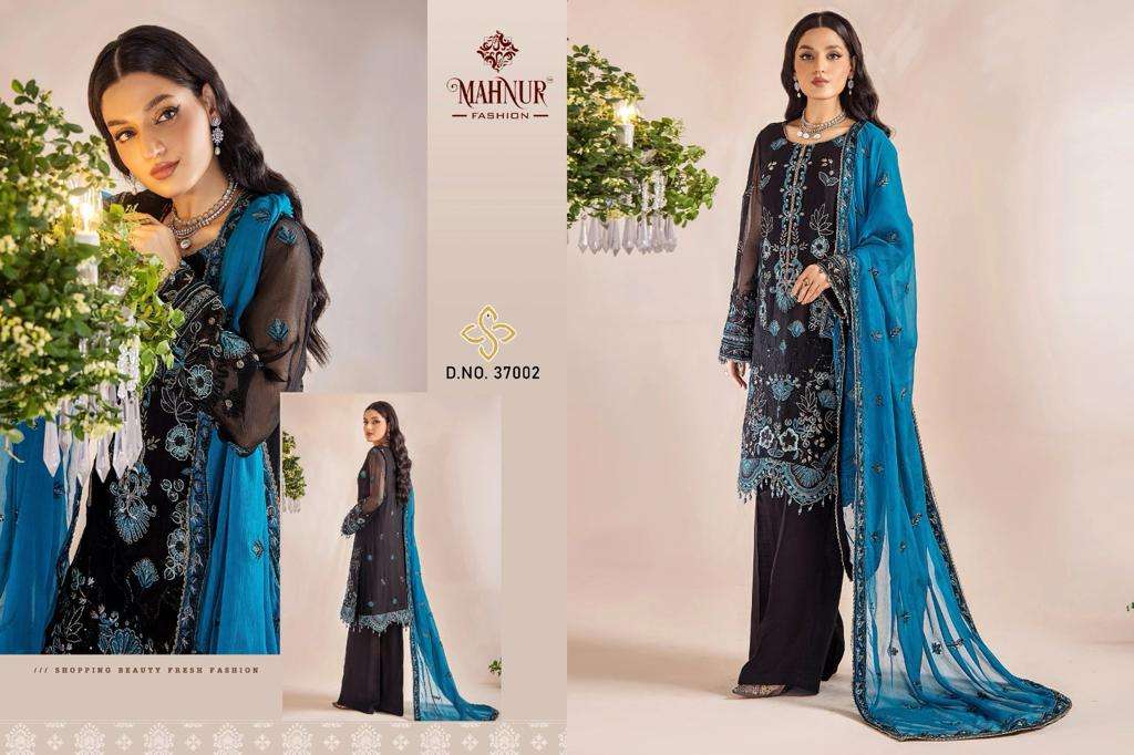 Mahnur Vol 37 Heavy Georgette Pakistani Salwar Kameez Wholesale catalog