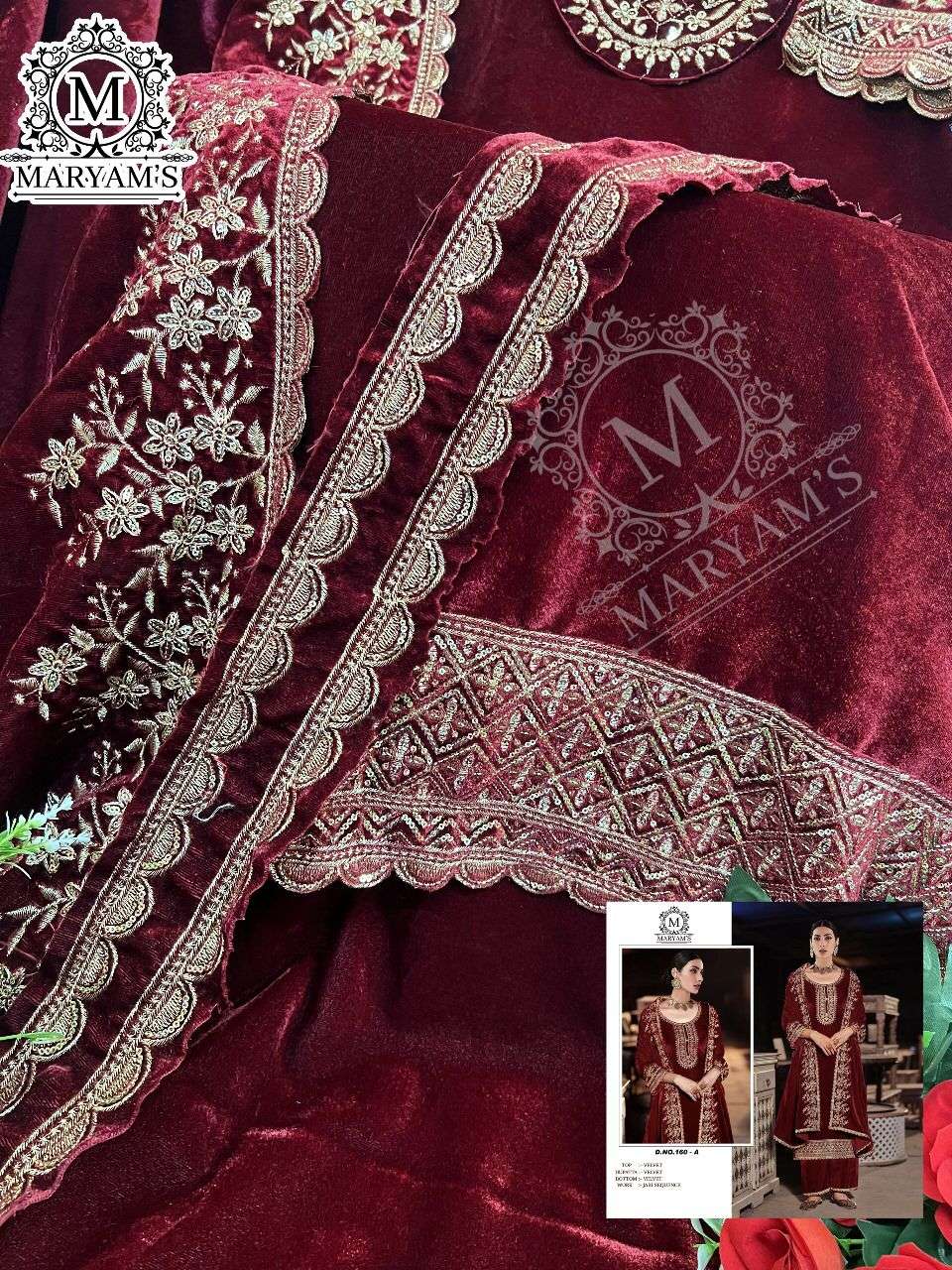 MARYAM’S - 160 Exclusively Pakistani Suits Wholesale catalog