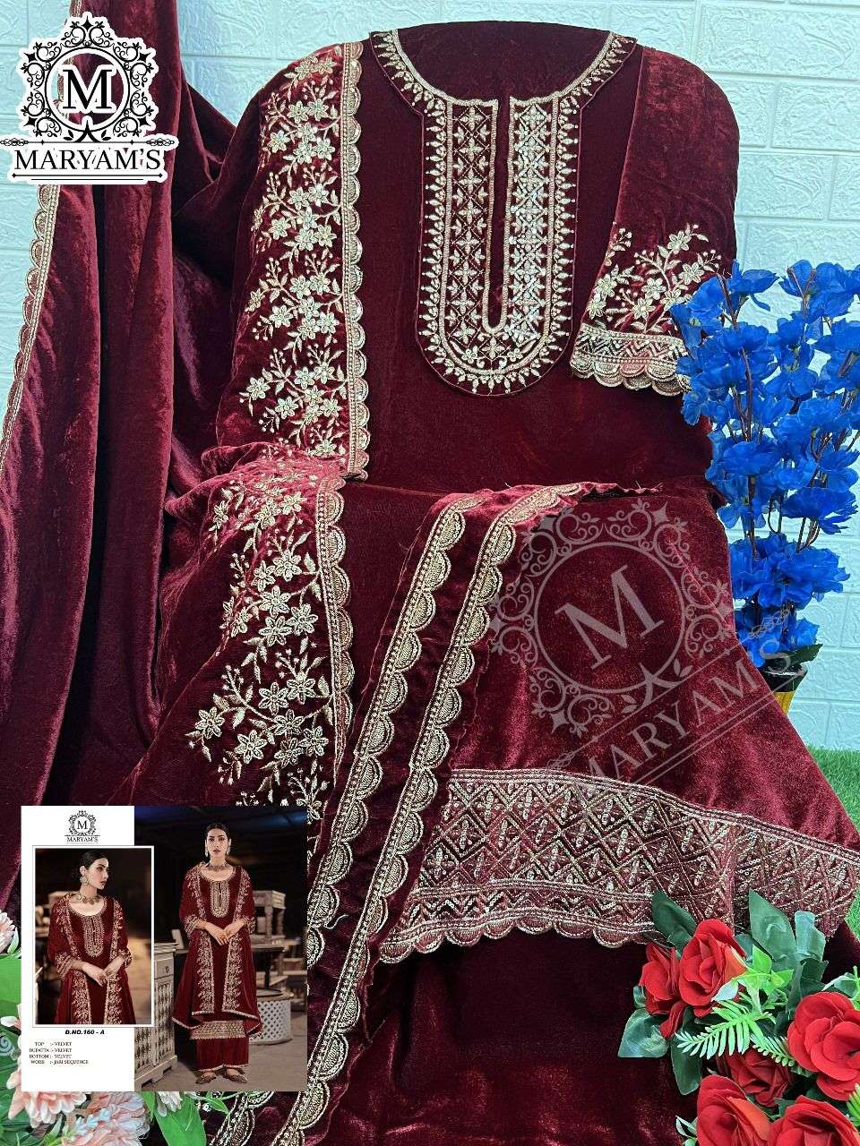 MARYAM’S - 160 Exclusively Pakistani Suits Wholesale catalog