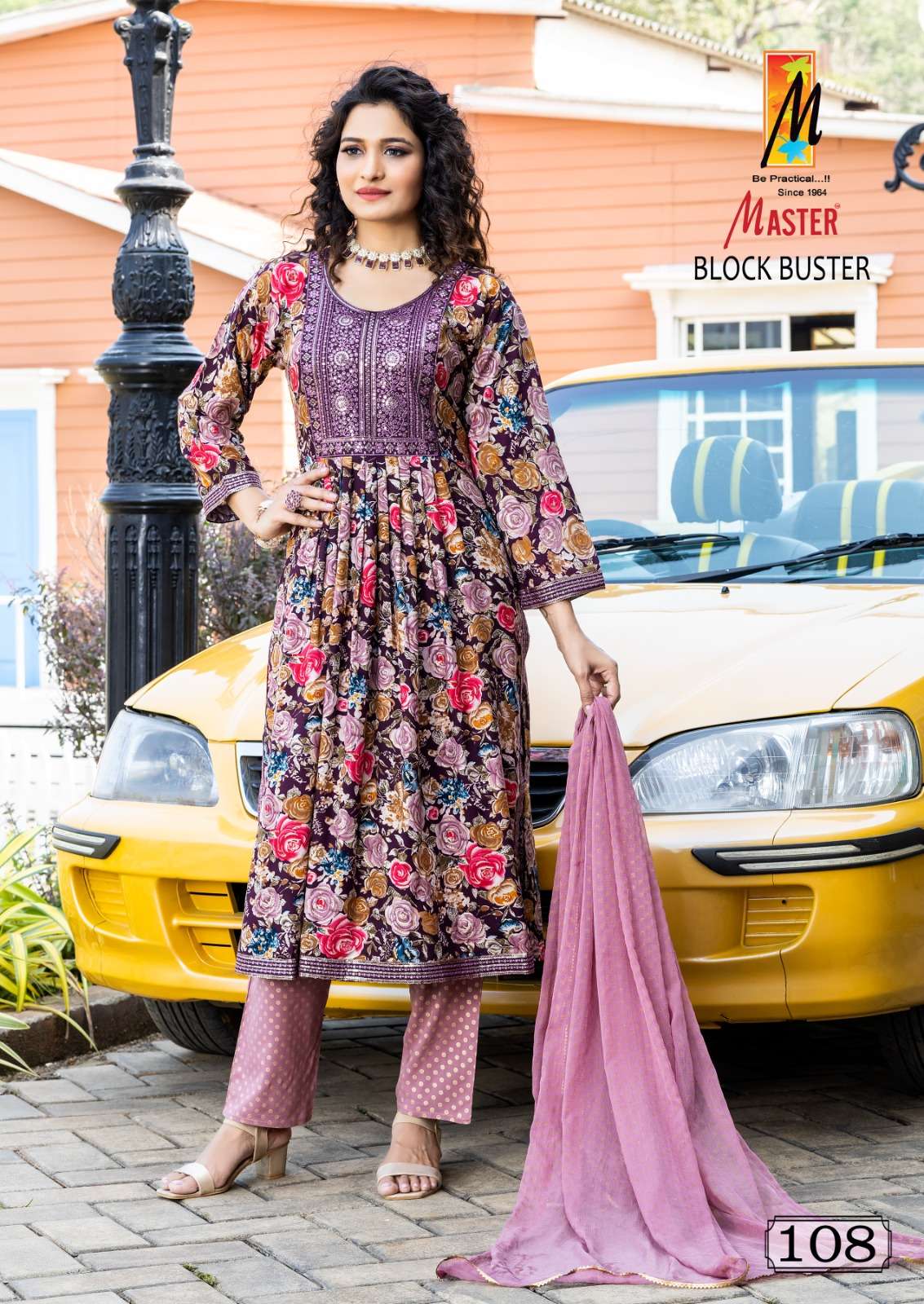 MASTER BLOCK BUSTER RAYON FOIL PRINT Kurti Wholesale catalog