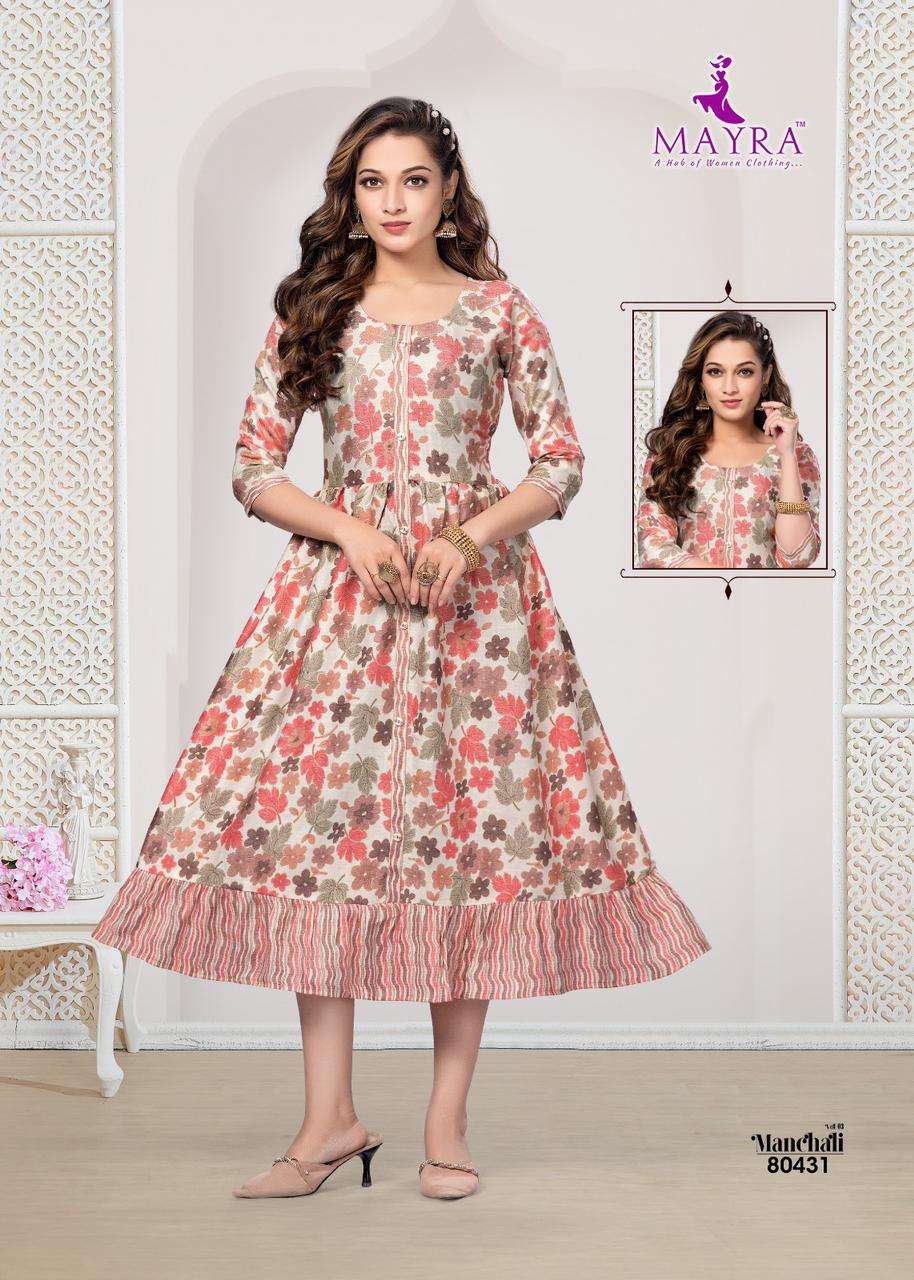 Mayra Manchali 3 Heavy Capsuil Printed Kurti Wholesale catalog