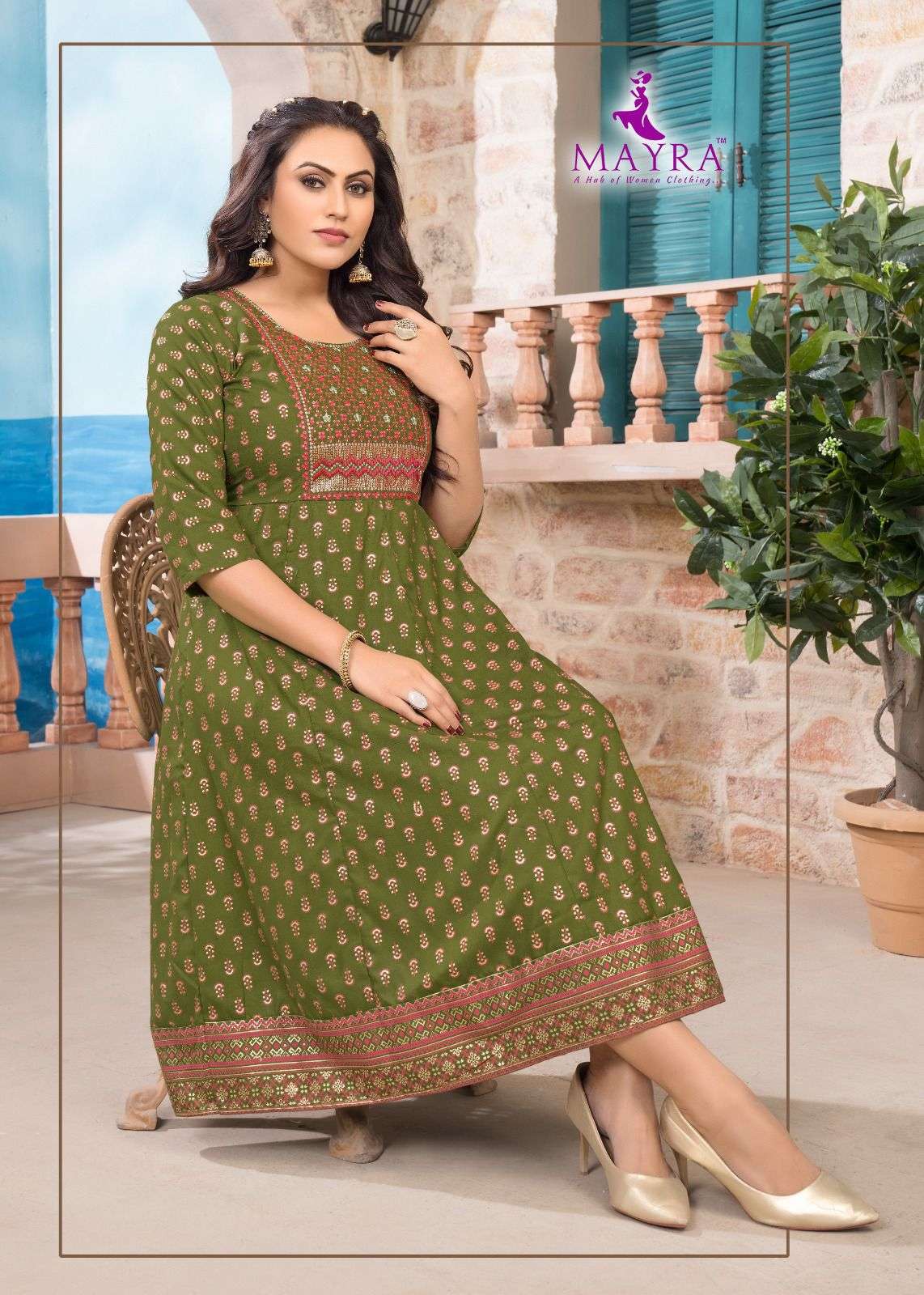 Mayra Mastani 2 Viscose Anarkali Kurti Wholesale catalog