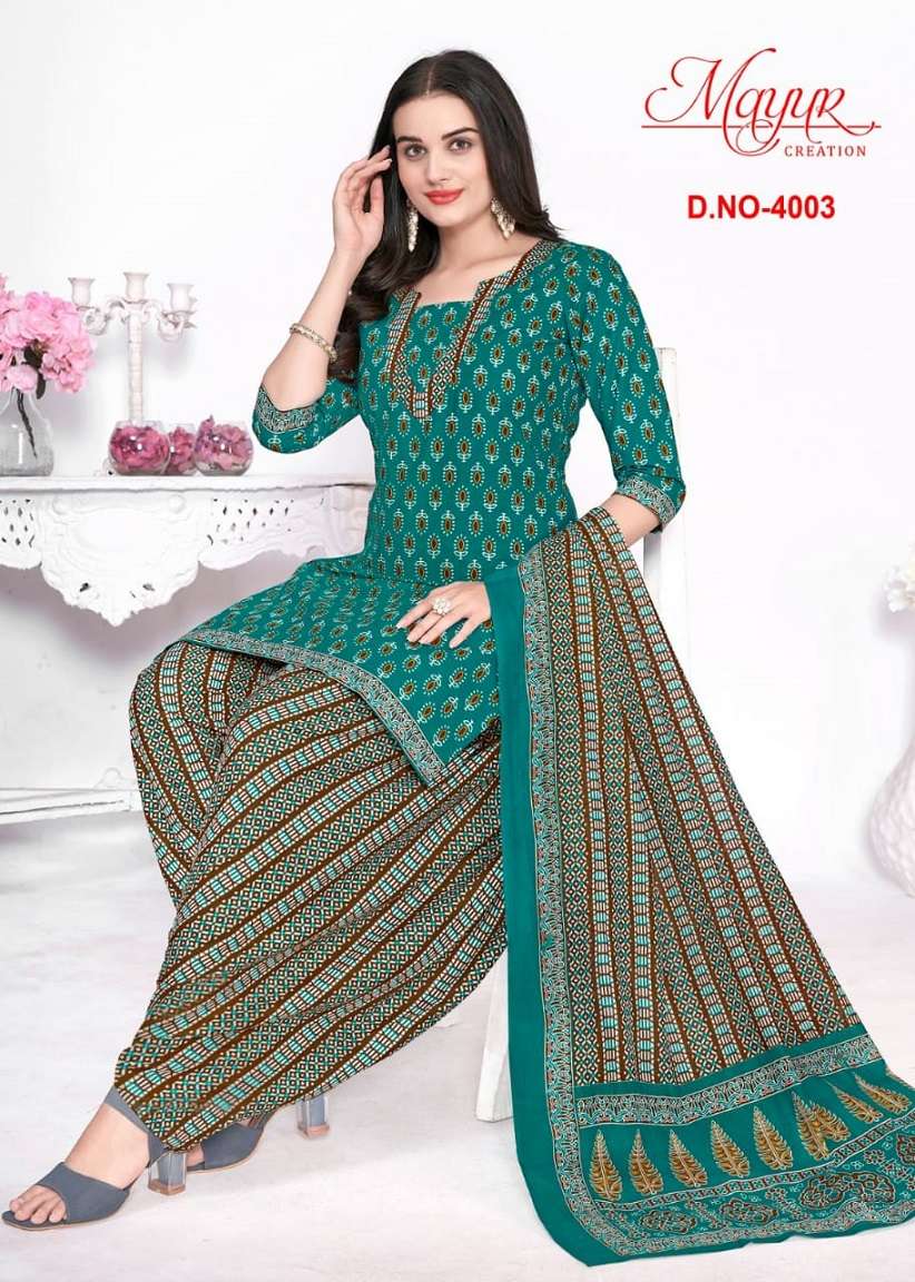 Mayur Gamthi Vol-4 – Dress Material - Wholesale Catalogs