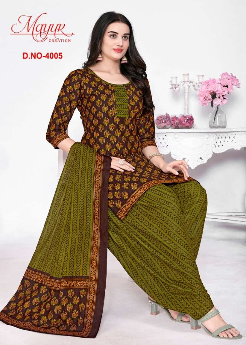 Mayur Gamthi Vol-4 – Dress Material - Wholesale Catalogs
