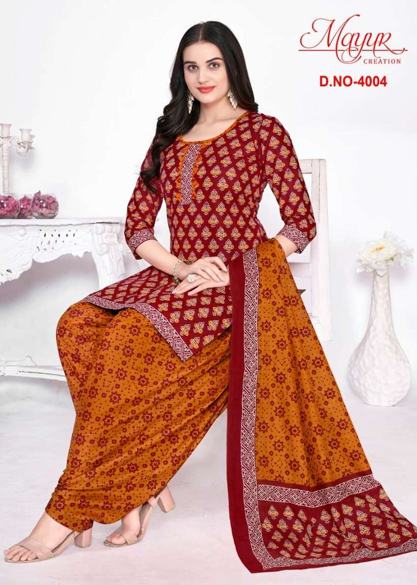 Mayur Gamthi Vol-4 – Dress Material - Wholesale Catalogs