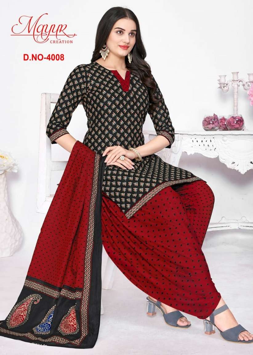 Mayur Gamthi Vol-4 – Dress Material - Wholesale Catalogs