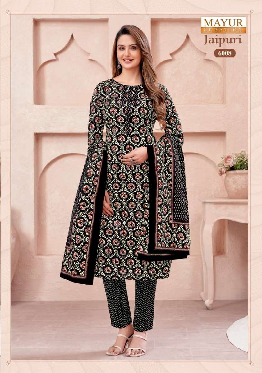 Mayur Jaipuri Vol-6 -Dress Material -Wholesale Catalog