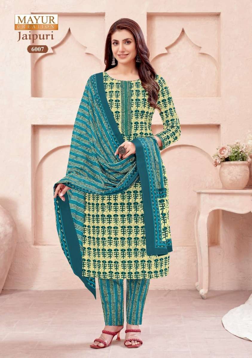 Mayur Jaipuri Vol-6 -Dress Material -Wholesale Catalog