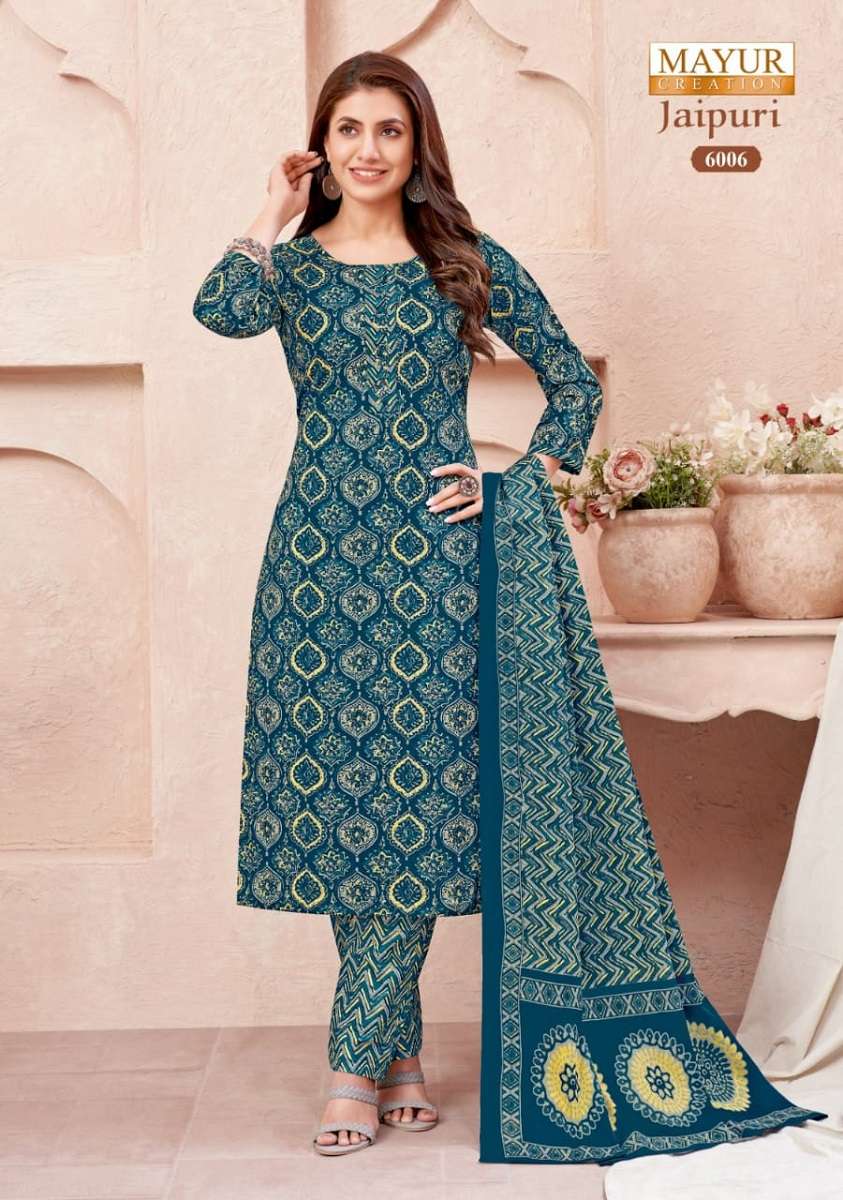 Mayur Jaipuri Vol-6 -Dress Material -Wholesale Catalog