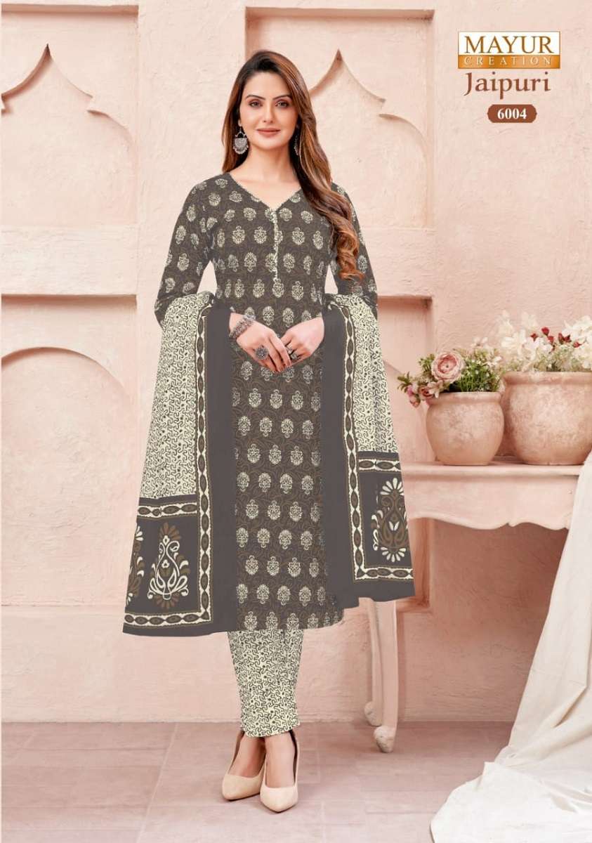 Mayur Jaipuri Vol-6 -Dress Material -Wholesale Catalog