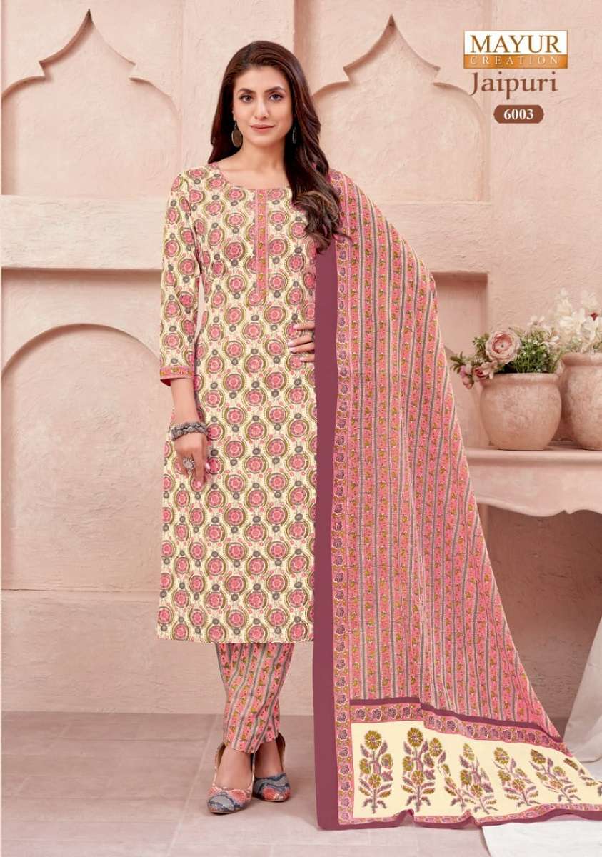 Mayur Jaipuri Vol-6 -Dress Material -Wholesale Catalog