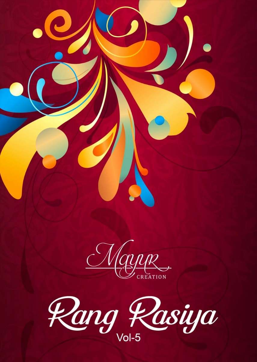 Mayur Rang Rasia Vol-5 -Dress Material -Wholesale Catalog
