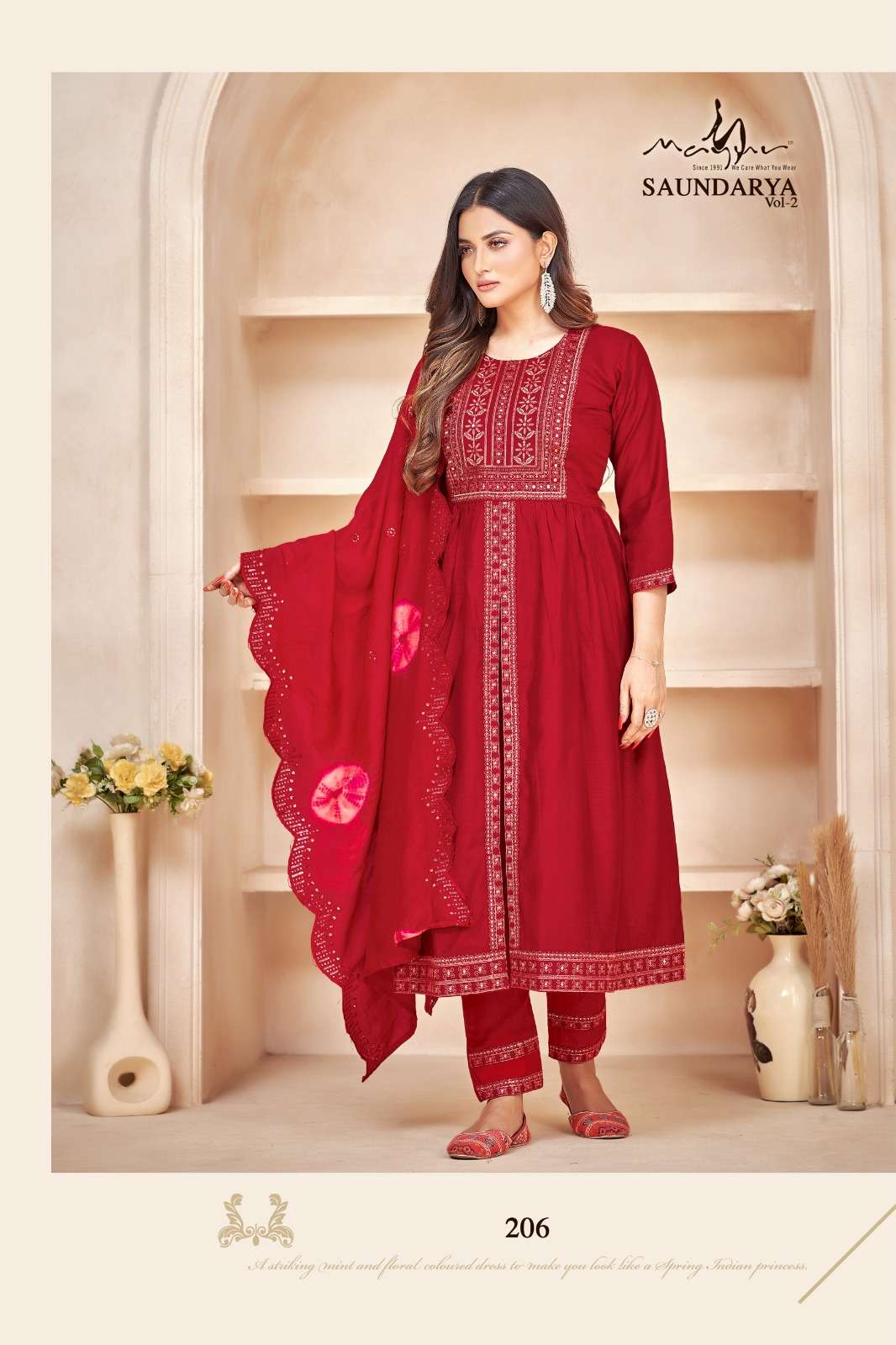 Mayur Saundarya Vol 2 Fancy Designer Kurti Wholesale catalog