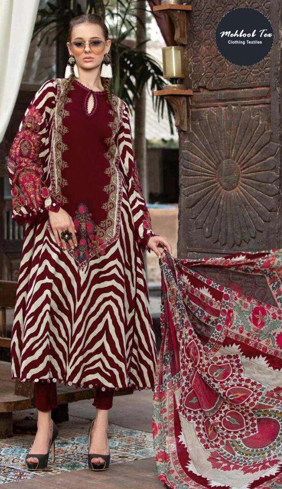 Mehbbob Tex 1163 Cotton Dupatta Pakistani salwar Suits Wholesale catalog