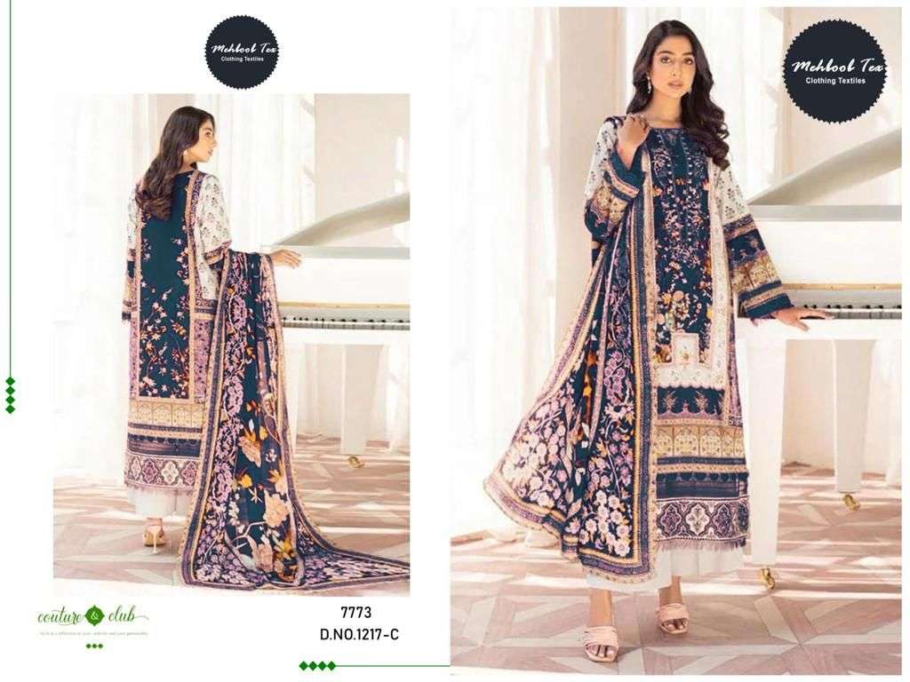 Mehbbob Tex 1217 Cotton Printed Pakistani Suits Wholesale catalog