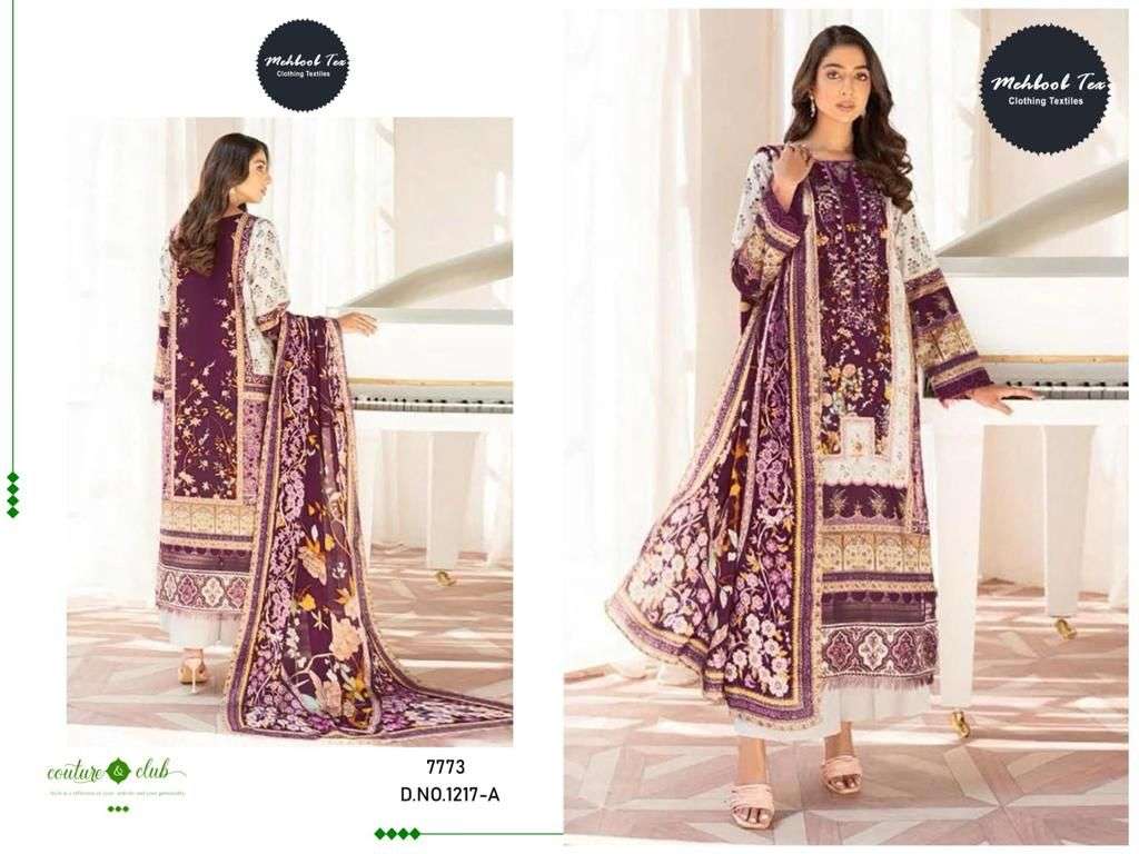 Mehbbob Tex 1217 Cotton Printed Pakistani Suits Wholesale catalog