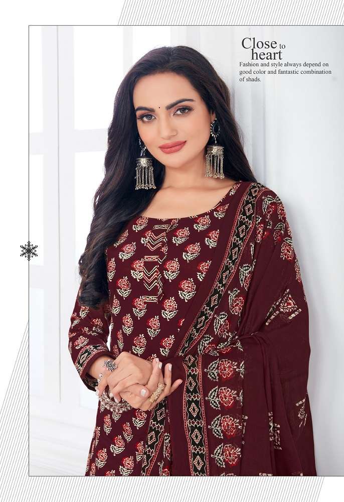 Miss World Ajrakh Special Vol-2 -Dress Material -Wholesale Catalog