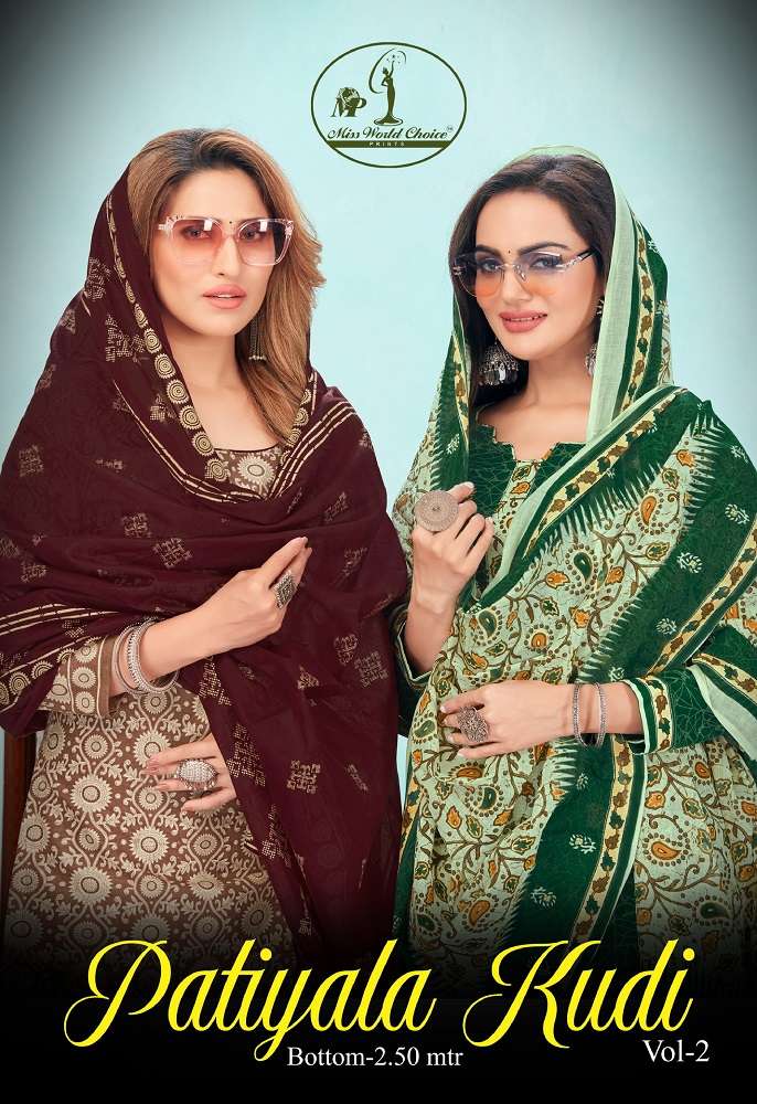 Miss World Patiyala Kudi Vol-2 -Dress Material -Wholesale Catalog