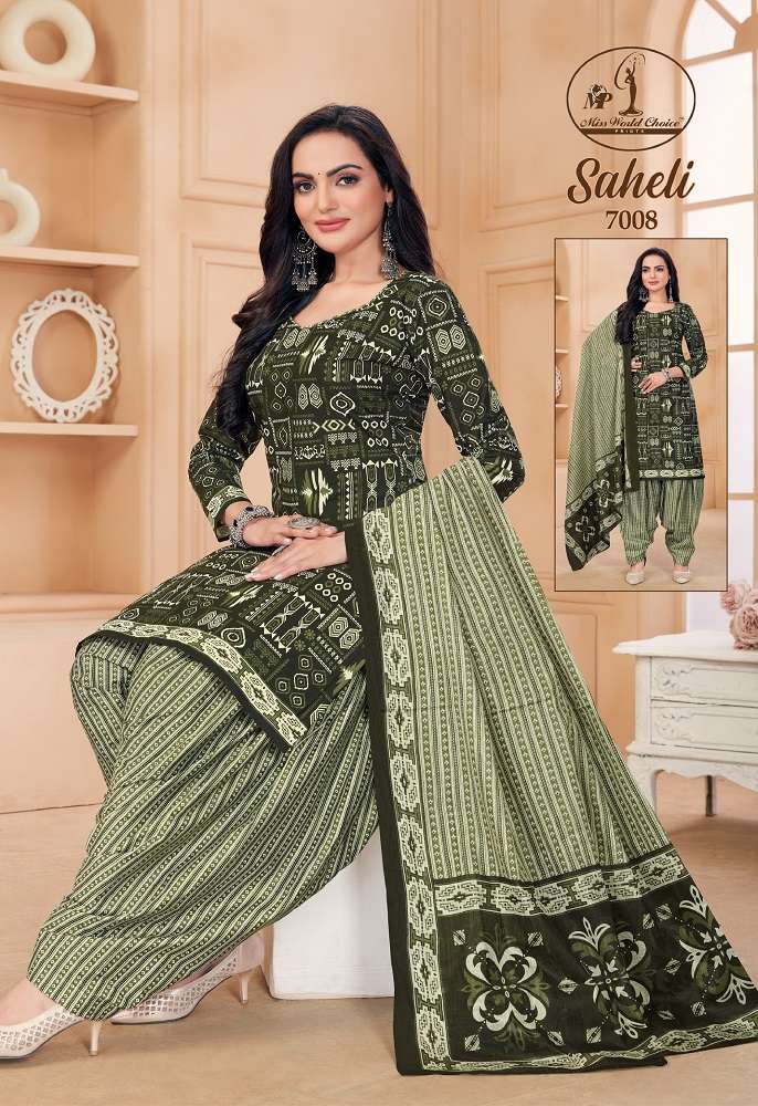 Miss World Saheli Vol-7 -Dress Material -Wholesale Catalog