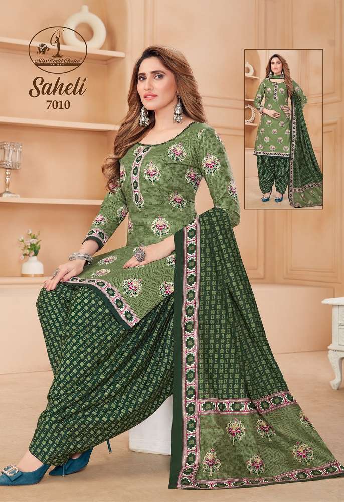 Miss World Saheli Vol-7 -Dress Material -Wholesale Catalog