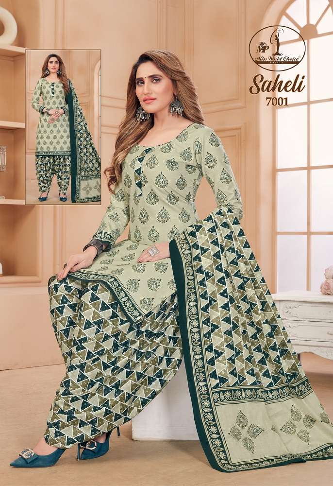 Miss World Saheli Vol-7 -Dress Material -Wholesale Catalog