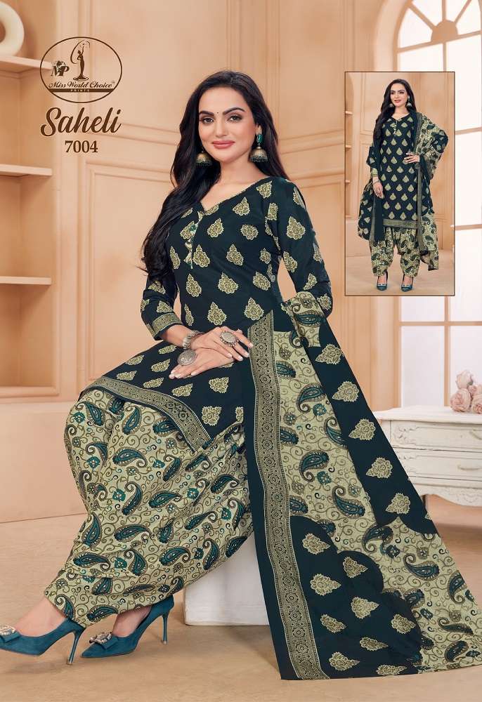 Miss World Saheli Vol-7 -Dress Material -Wholesale Catalog