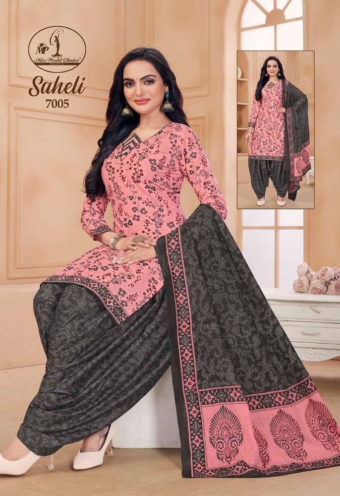 Miss World Saheli Vol-7 -Dress Material -Wholesale Catalog