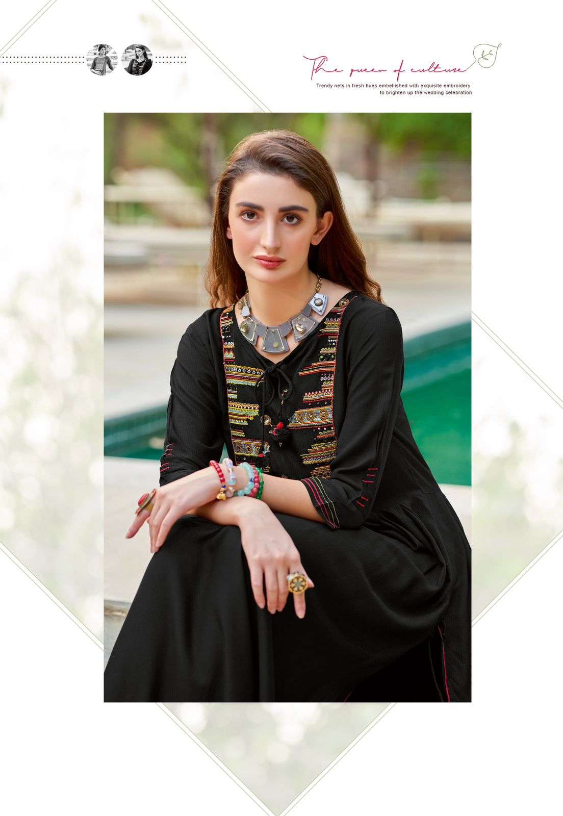 Mittoo Mullberry Heavy Rayon Embroidery Kurti Wholesale catalog