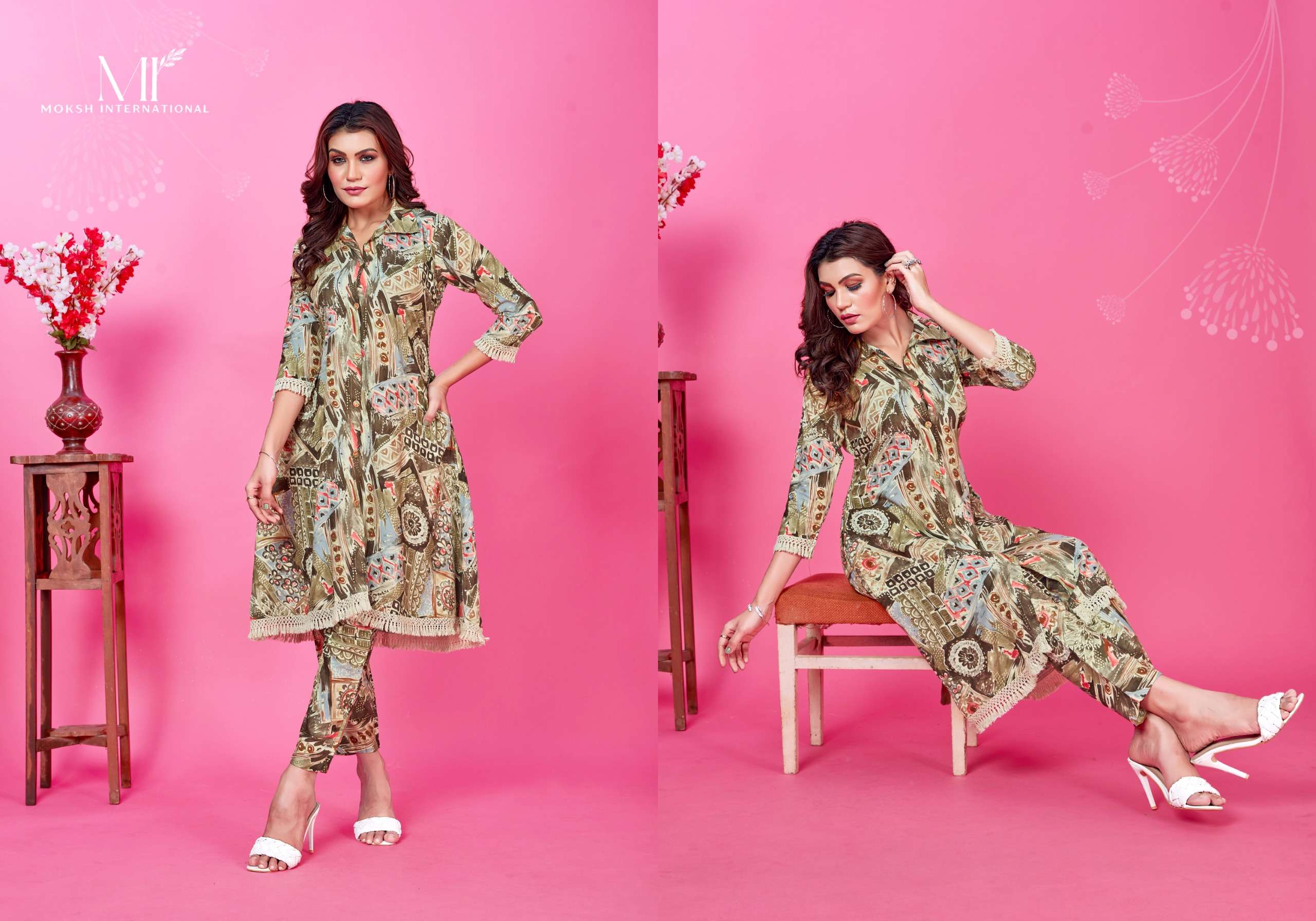 Moksh International Co-ord set WOW VOL-1 Kurti Wholesale catalog
