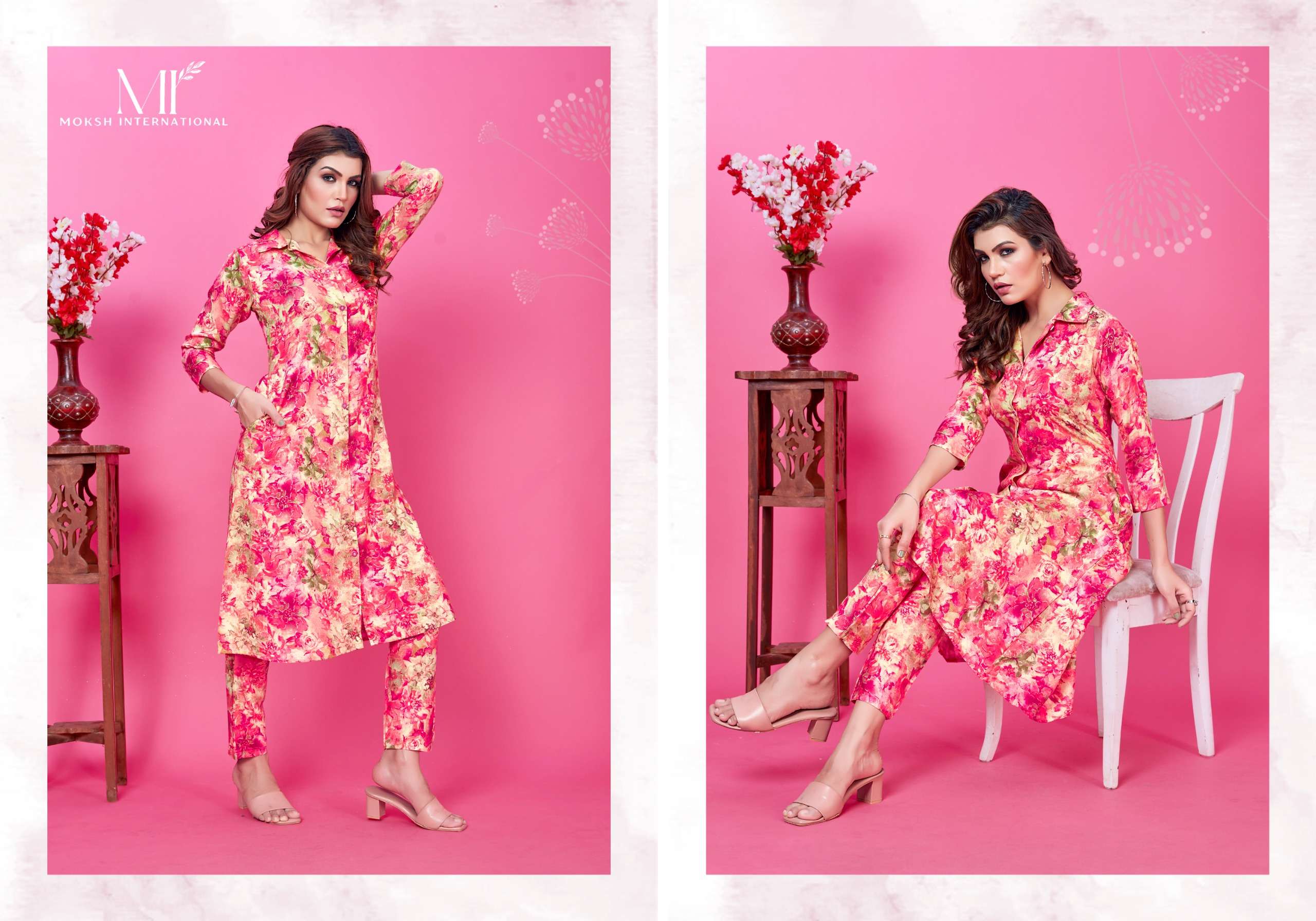 Moksh International Co-ord set WOW VOL-1 Kurti Wholesale catalog