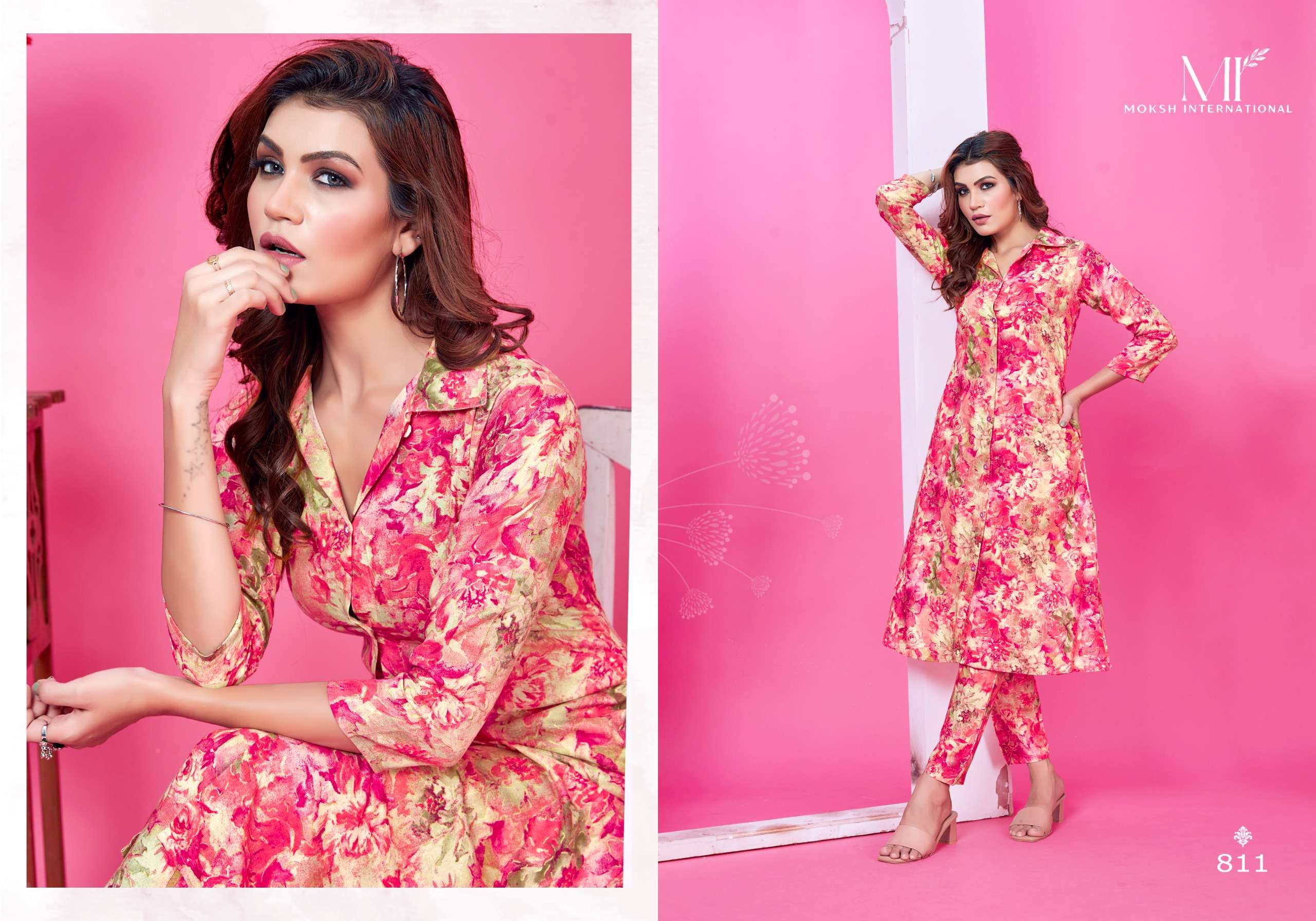 Moksh International Co-ord set WOW VOL-1 Kurti Wholesale catalog